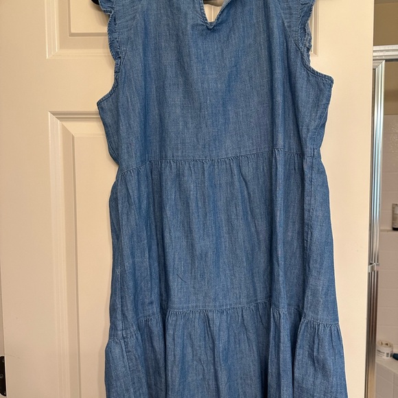 NWOT Old Navy denim swing dress - Picture 3 of 3